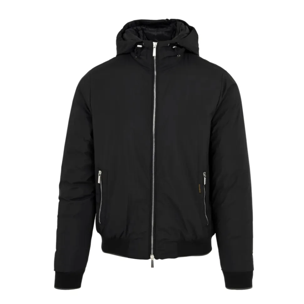 Acqua Hooded Bomber Jacket