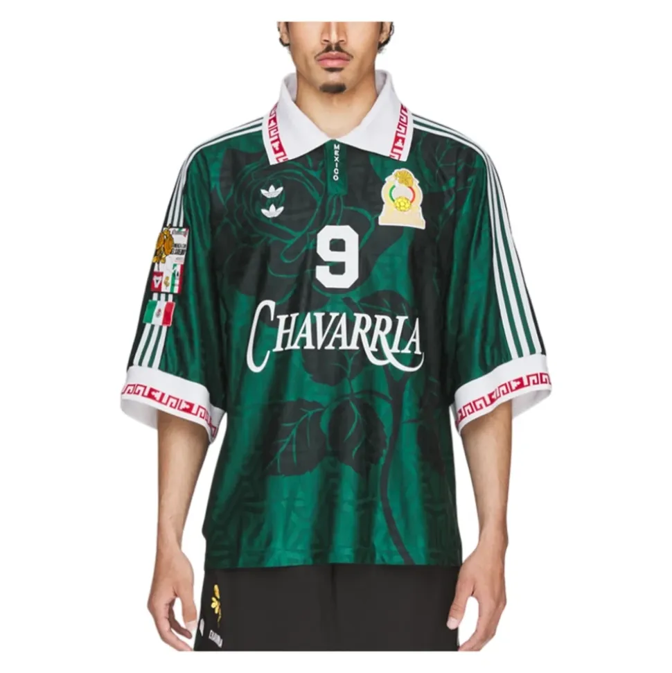 adidas x Willy Chavarria Soccer Jersey "Collegiate Green" (KU7803)