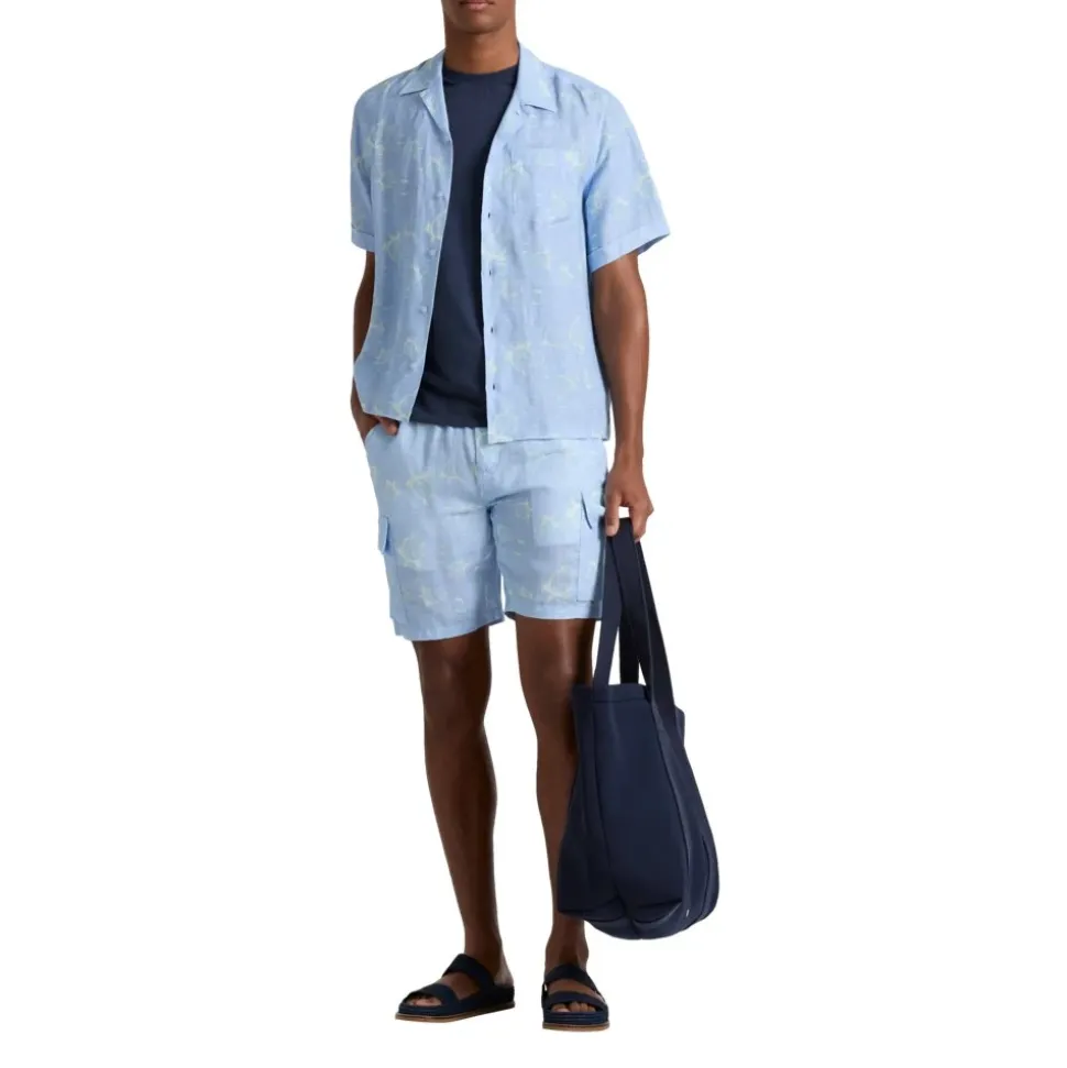Baie Linen Bermuda Shorts