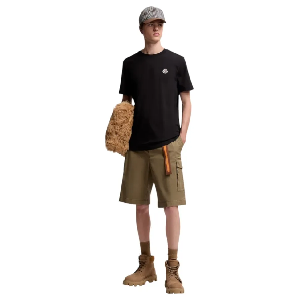 Bawełniany T-shirt z naszywką z logo (3-pack)