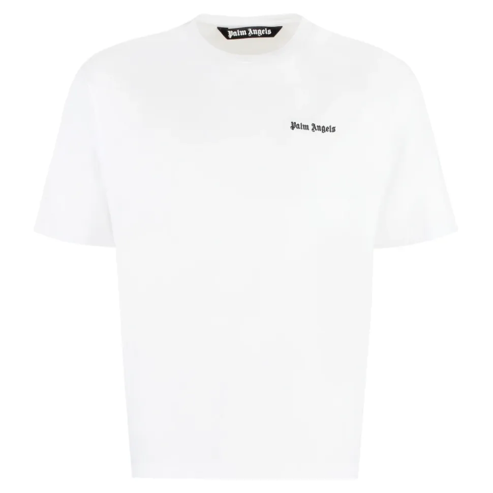 Bawełniany T-shirt z okrągłym dekoltem