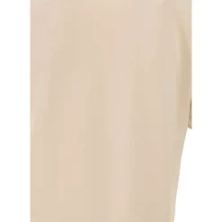 Bawełniany T-shirt z piki z okrągłym dekoltem