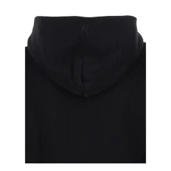Bluza z haftowanym logo na kapturze i obniżonymi ramionami