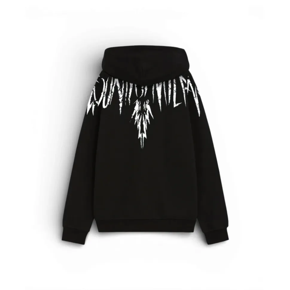 Bluza z kapturem zapinana na zamek