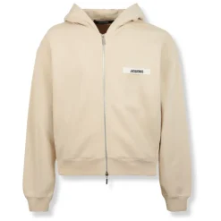 Bluza z kapturem zapinana na zamek Gros Grain