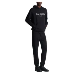 Bluza z kapturem z logo Vintage