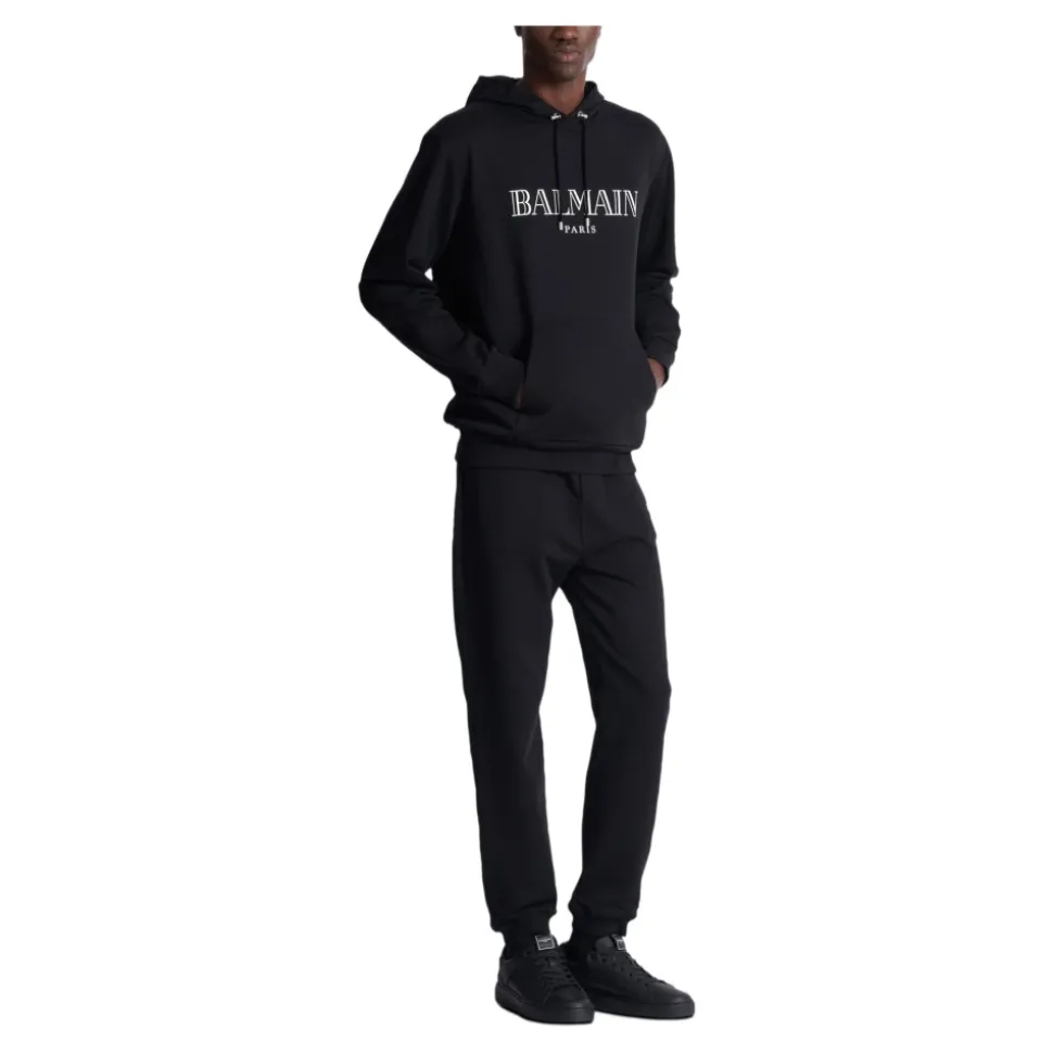 Bluza z kapturem z logo Vintage