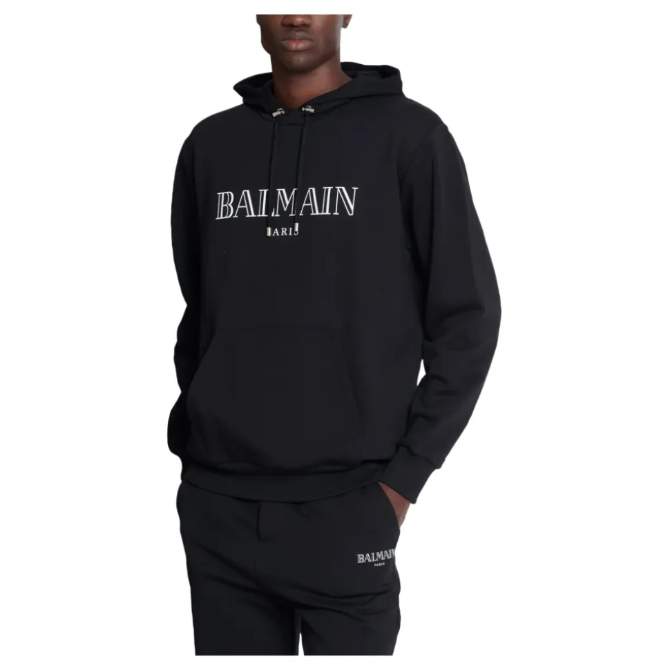 Bluza z kapturem z logo Vintage