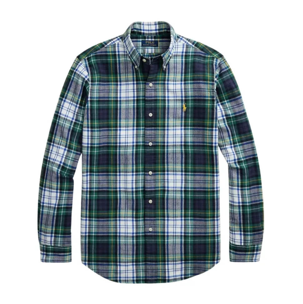 Brushed Oxford Checked Shirt