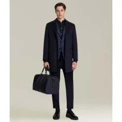 Cashmere Outdoor Jacket Blue Weave