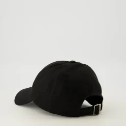 Casquette à logo en denim