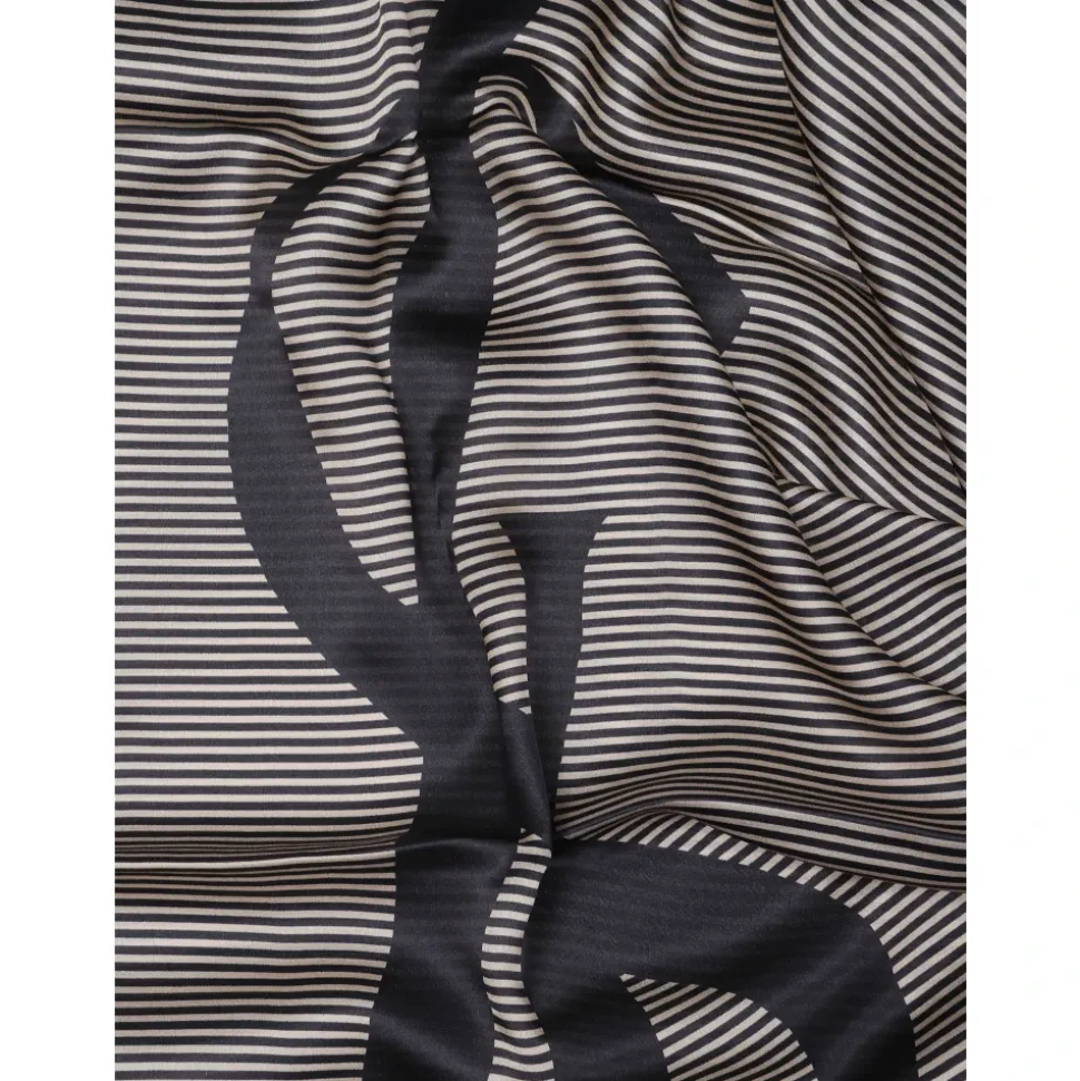 Cassandre Striped Silk Stole