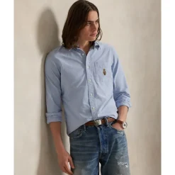 Custom Fit Polo Bear Oxford Shirt