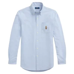 Custom Fit Polo Bear Oxford Shirt