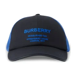 Czapka z daszkiem Burberry z logo i siateczką