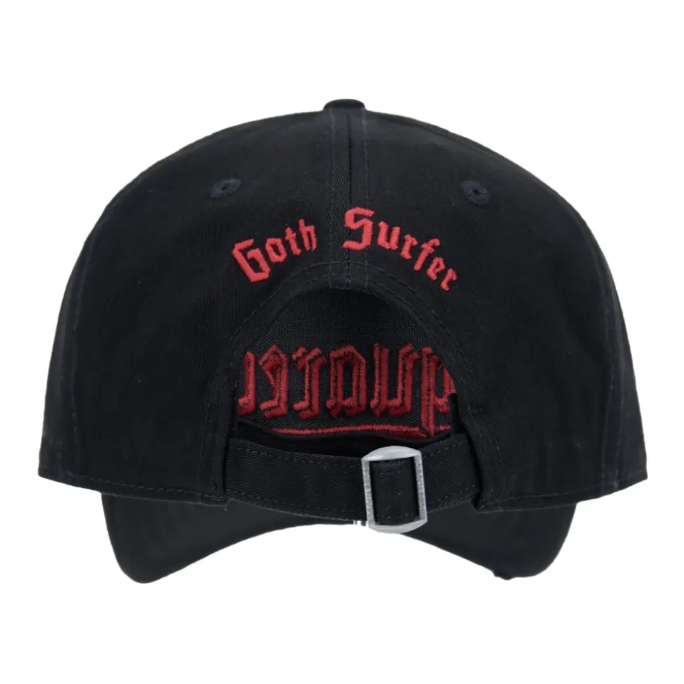 Czapka z daszkiem z wytłoczonym logo Fibbia Dsquared2