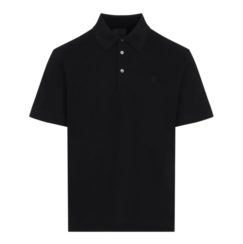 Czarna koszulka polo
