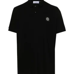 Czarna Koszulka Polo Slim-Fit SS25