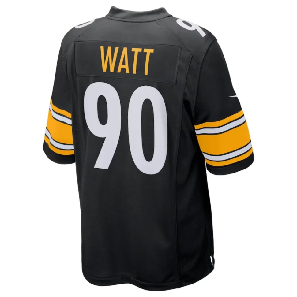 Czarna Koszulka Steelers TJ Watt NFL Jersey