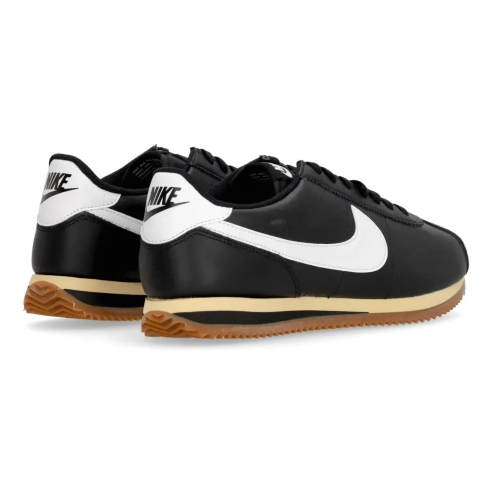 Czarne/Białe/Guma Niskie Sneakersy