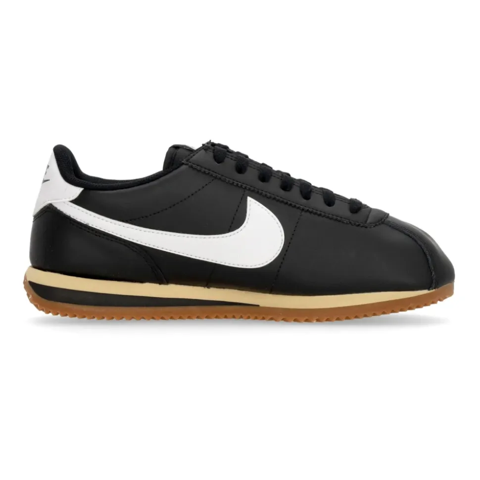 Czarne/Białe/Guma Niskie Sneakersy