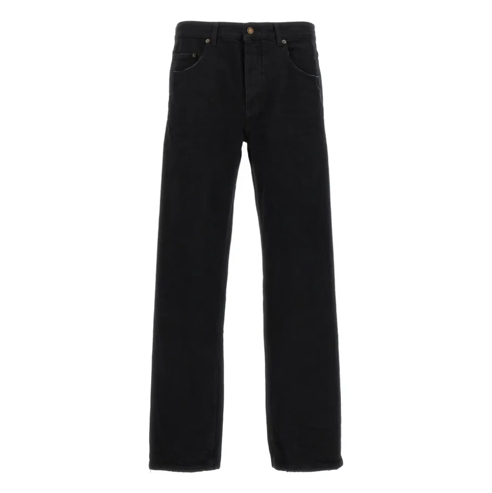 Czarne Jeansy Bawełniane AW22