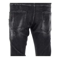 Czarne Jeansy od Dsquared2