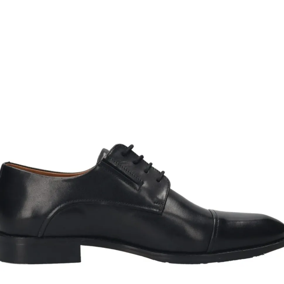 Czarne Klasyczne Buty Biznesowe