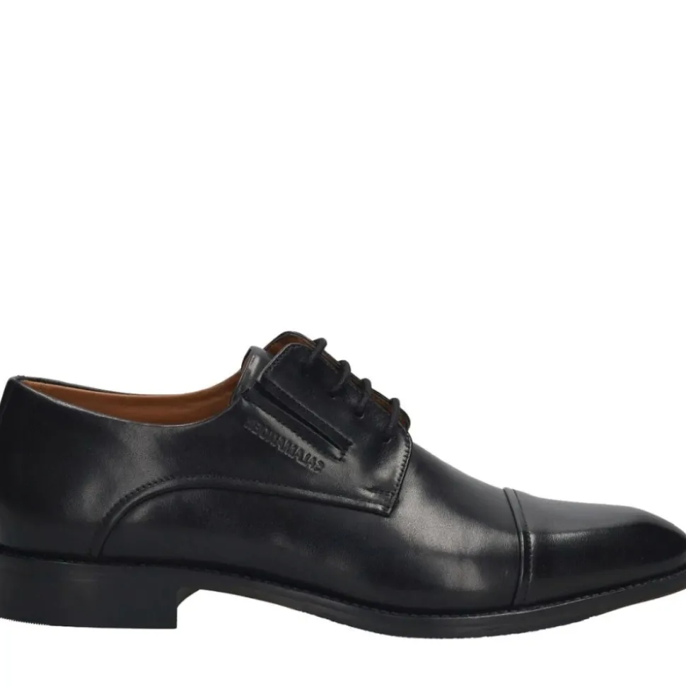 Czarne Klasyczne Buty Biznesowe