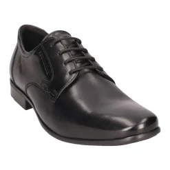 Czarne Klasyczne Buty Biznesowe