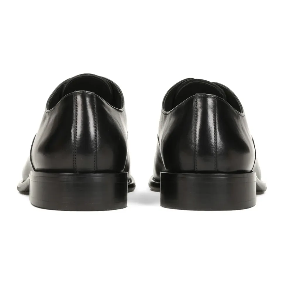 Czarne męskie buty oxford