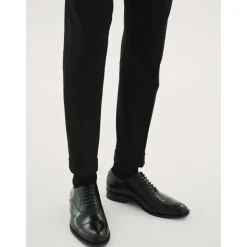 Czarne męskie buty oxford