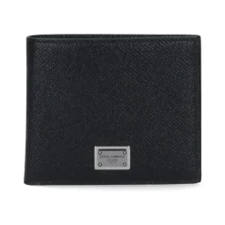 Czarne Portfele Bi-Fold