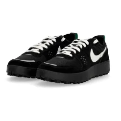 Czarne sneakersy City z zielonymi akcentami