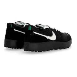 Czarne sneakersy City z zielonymi akcentami