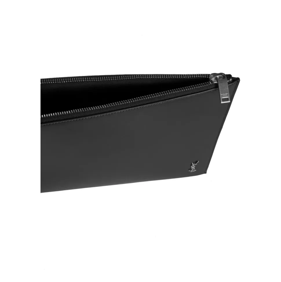 Czarne torby z uchwytem na i-Pad YSL