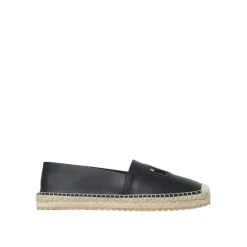 Czarne wsuwane espadryle