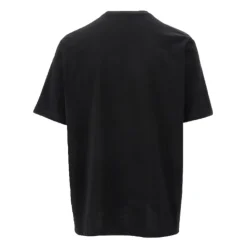 Czarny bawełniany T-shirt