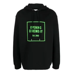 Czarny bluza z kapturem sweter casual