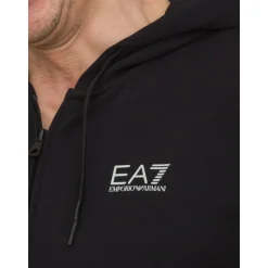 Czarny Dres Komplet