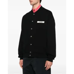 Czarny Sweter AW25 Stylowy Fason