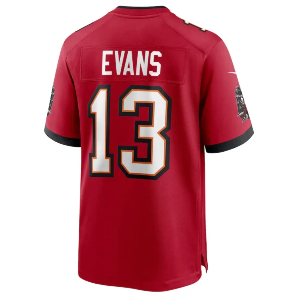 Czerwony Buccaneers Mike Evans 13 Koszulka