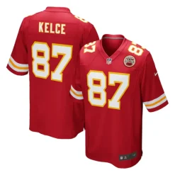 Czerwony Chiefs Travis Kelce NFL Jersey