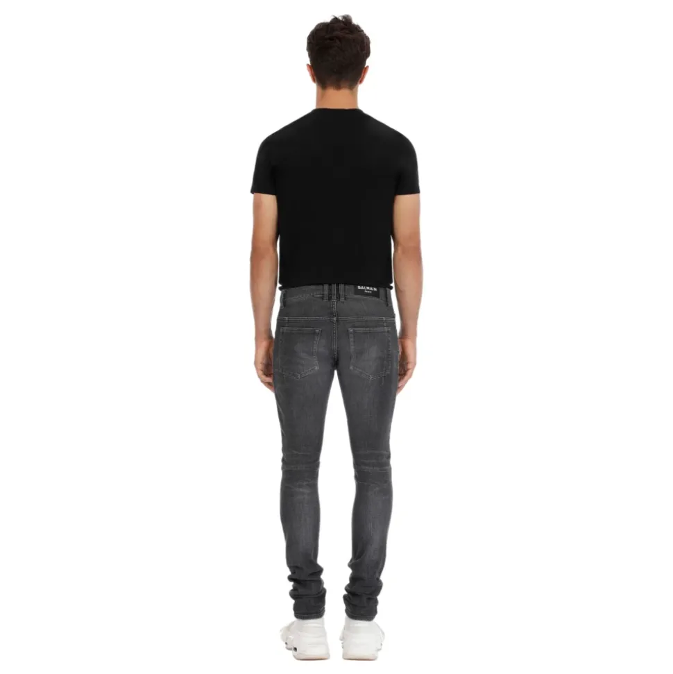 Dżinsy bawełniane o kroju slim fit