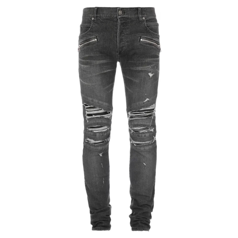 Dżinsy bawełniane o kroju slim fit