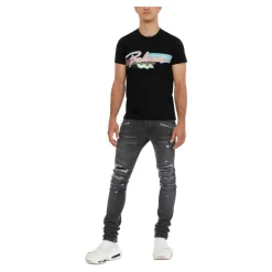 Dżinsy bawełniane o kroju slim fit