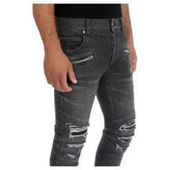 Dżinsy bawełniane o kroju slim fit