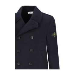 Dwurzędowy Płaszcz Pea Coat
