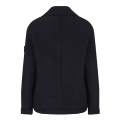 Dwurzędowy Płaszcz Pea Coat