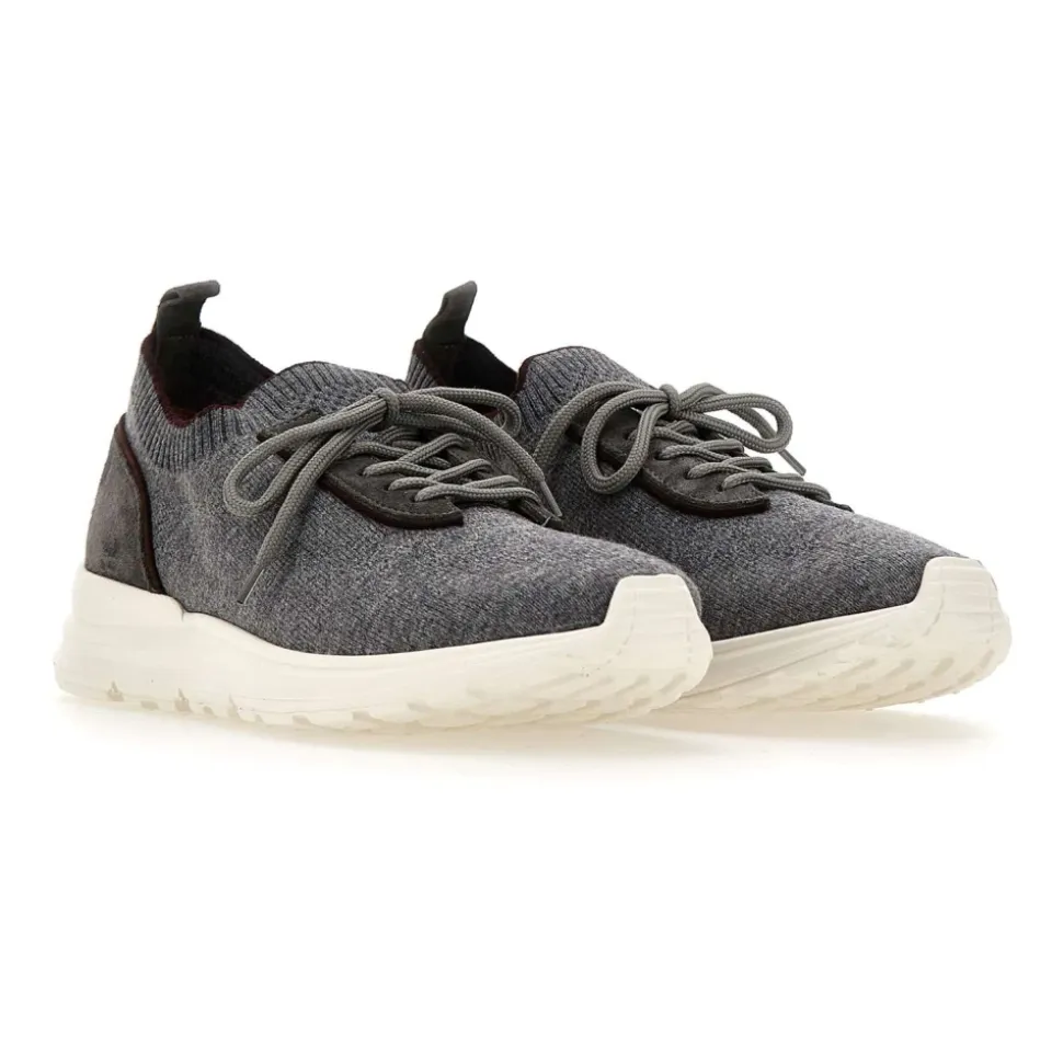 Dzianinowe Sneakersy Niskie